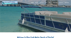 Desktop Screenshot of bluecrabwatersports.com